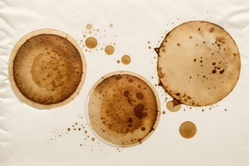 coffee stains on old paper