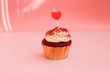 Red Velvet Cup Cake for Valentine's Day