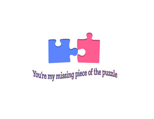jigsaw puzzle with missing piece