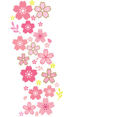 桜　さくら　背景　イラスト