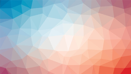 Multicolor polygon pattern. Low poly design. Vector illustration
