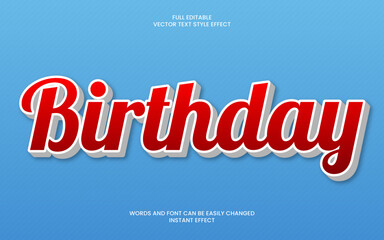 Birthday Text Effect 