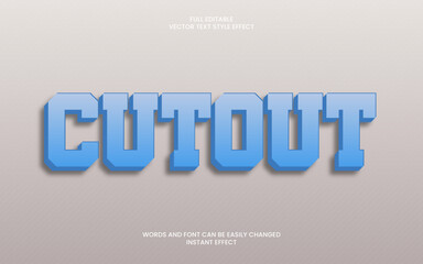 Cutout Text Effect 