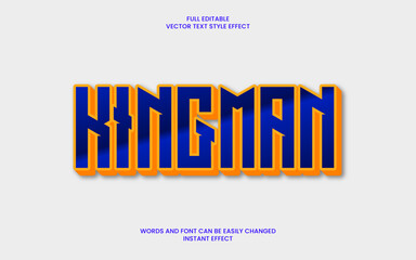 Kingman Text Effect 