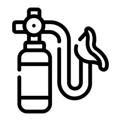 oxygen line icon