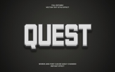 Quest Text Effect 