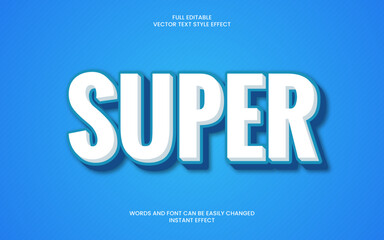 Obraz premium Super Text Effect 