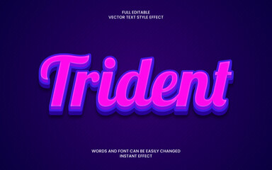 Trident Text Effect 