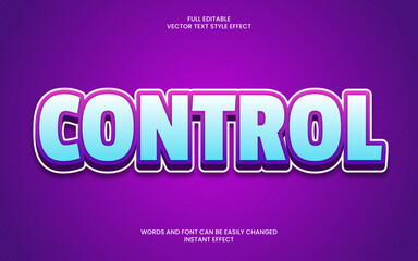 Control Text Effect 