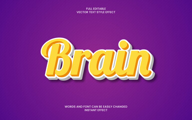 Brain Text Effect 