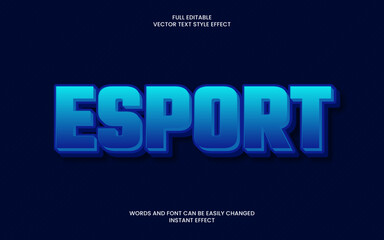 Esport Text Effect 