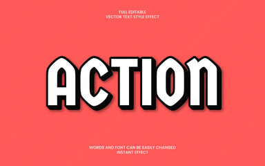 Action Text Effect 