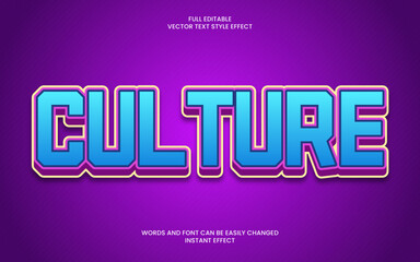 Culture Text Effect 
