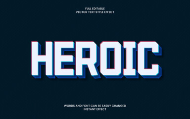 Heroic Text Effect 