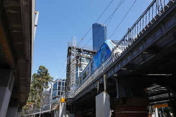 Hochbahn in Melbourne