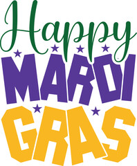 Happy Mardi Gras SVG