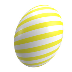 Easter egg png image 3d rendering