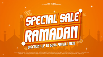 Obraz premium Ramadan Special Sale Promotion Banner Template