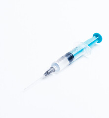 Fototapeta premium syringe on white