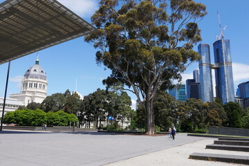 Parkanlage Carlton Gardens in Melbourne