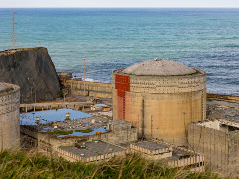 Block 1 of the unfinished nuclear power plant of Lemoniz