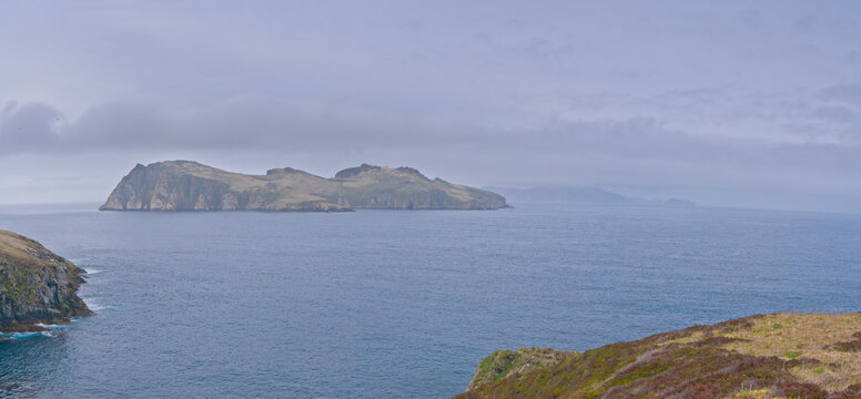 View of the Semidi Islands, Gulf of Alaska, USA