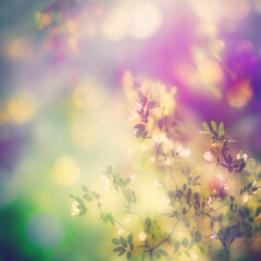 Fototapeta na wymiar Colorful spring garden background. Created by generative AI.