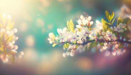 Fototapeta na wymiar Colorful spring garden background. Created by generative AI.