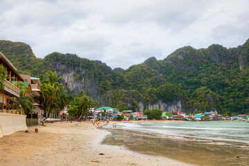 Fototapeta na wymiar The Beach of El Nido, Palawan, Philippines