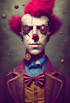 The Jolly Jockey of the Jets - Steampunk Character. Generative AI