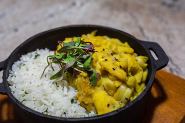 Plato de comida típica del Perú, en las fotos se puede apreciar el Arte Culinario en el Perú.