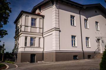 A beautiful two story estate home