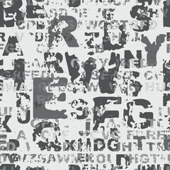 seamless pattern with letters	