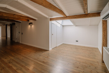 Interior empty room 3D rendering