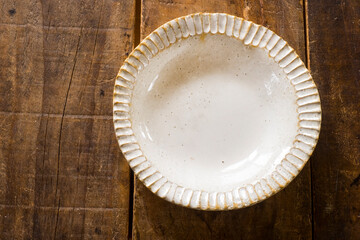 味のある可愛いお皿_俯瞰