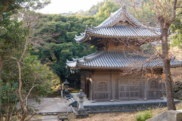 鋸山の日本寺にある薬師本殿／日本千葉県鋸南町
