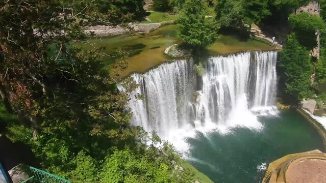Pliva Waterfalls in Jajce - Bosnia