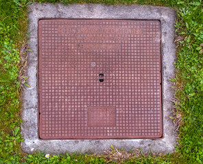 Tapas de alcantarillas urbanas en Bilbao