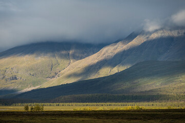 Mountain Ahkka - Akka from Padjelantaleden - Padjelanta trail, Sweden