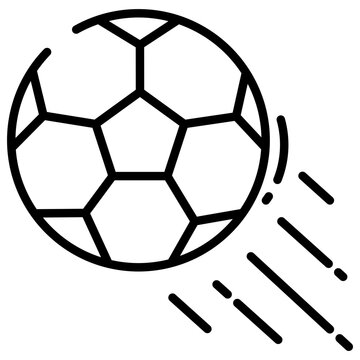 Outlined football icon
