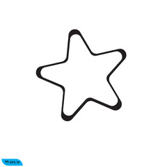 Obraz premium Icon vector graphic of Star symbol