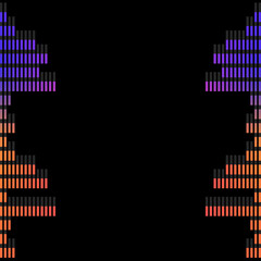 90s abstract background. 8 bit game console flat style