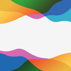 Vibrant colors abstract wavy stripes background