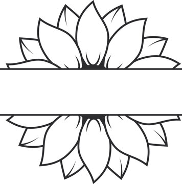 Sunflower Clipart | Sunflower SVG | Sunflower SVG Cut File | Sunflower Vector Cutting files | Flower SVG Cut File | Floral SVG | Cut File | EPS | PNG | SVG