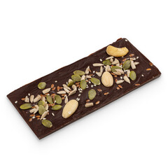 Homemade chocolate bar