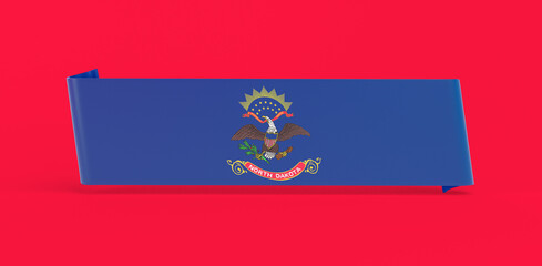 North Dakota Flag Banner