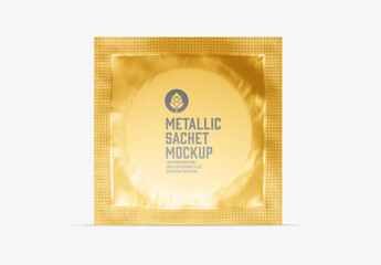 Medicament Sachet Mockup