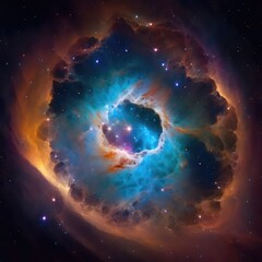 nebula in space made with generative ai
