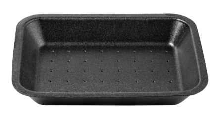 Black Styrofoam Food Trays