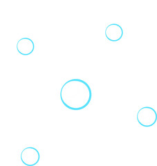 bubbles.simple drawn air bubble. under the water